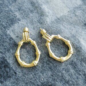 Alicia Bonnie Elora Gold Hoop Earrings BRAND NEW